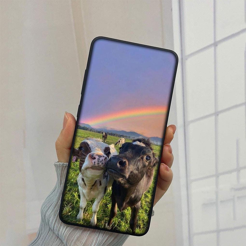 

Cow Print Cattle Phone Cover Casing for Huawei Nova 3i 3 5t 2i 7 SE Mate 10 20 P20 P30 Pro 2 Lite Soft TPU Case fHuawei P20Lite 2018