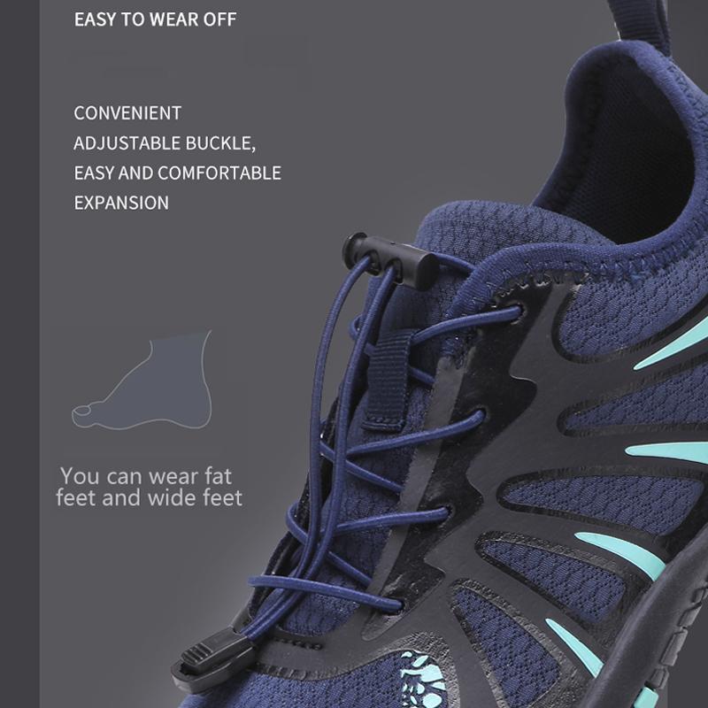 Unisex Wassersportschuhe Atmungsaktive Mesh-Watschuhe Sommer Rutschfest Tragbar Strandschuhe