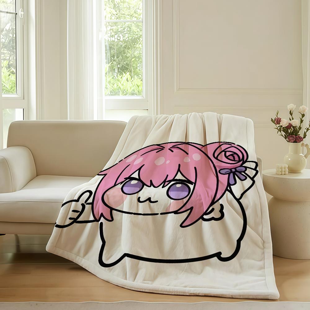 Cartoon cute N Nikke D DOROS Blanket For Sofa Office Bed Plane Travel Sleep Read Relax Camping Soft And Warm