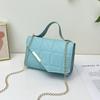 Fashion small bag women's summer new shoulder messenger bag texture is now popular portable small square bag women