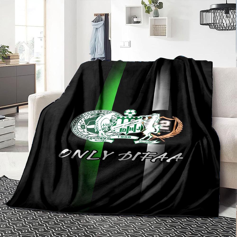 Difaa Hassani Jadidi DHJ Print Flannel Blanket High Quality Warm Comfortable Cover for All Seasons Perfect for Gifts Home Decor