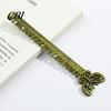 Metal Bookmark Ruler Butterfly Ginkgo Ruler, 2 in 1 Measuring Page Marker Ultra-thin for Students, Thin Book Mark with Scale, Creative School
