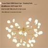 Firefly Branch Nordic Chandelier: Modern Minimalist Lighting for Living Rooms, Restaurants, and Bedrooms