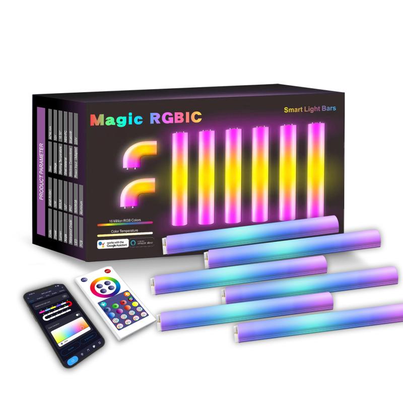 Ambient Wall Light Remote Control Atmosphere Light Illusion Corner Light RGB Colorful Fill Light Decoration Pickup Rhythm Lights