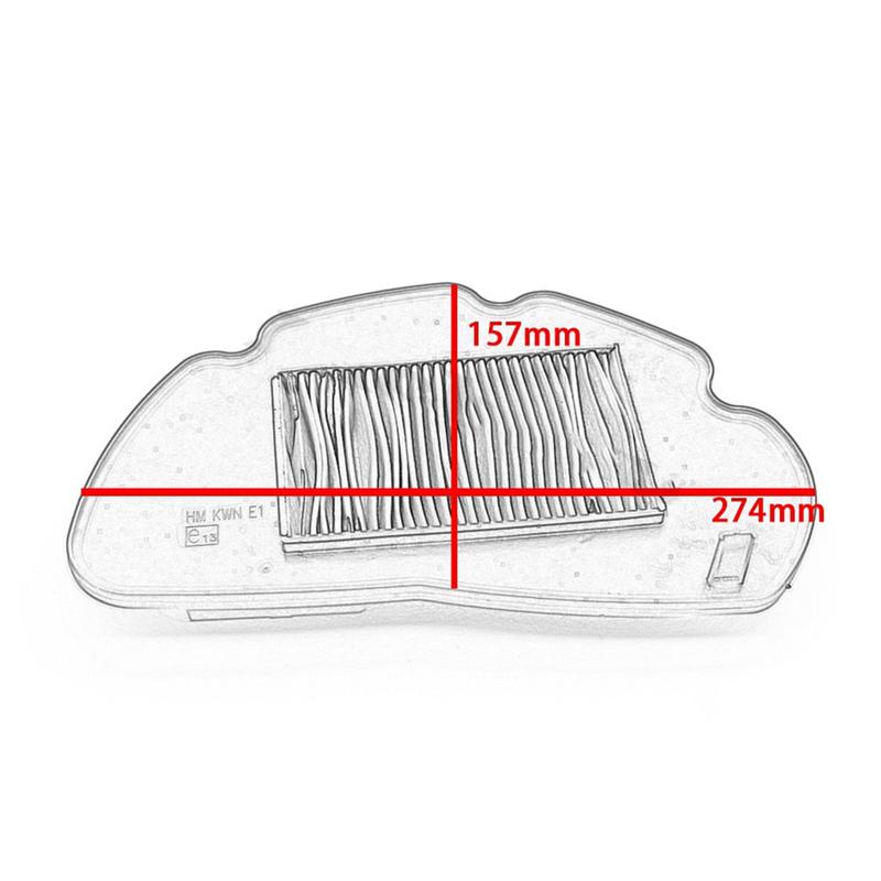 A28G-Motorcycle Air Filter Intake Cleaner For Honda PCX125 PCX150 PCX 125 150 2010 2011 2012 Accessories