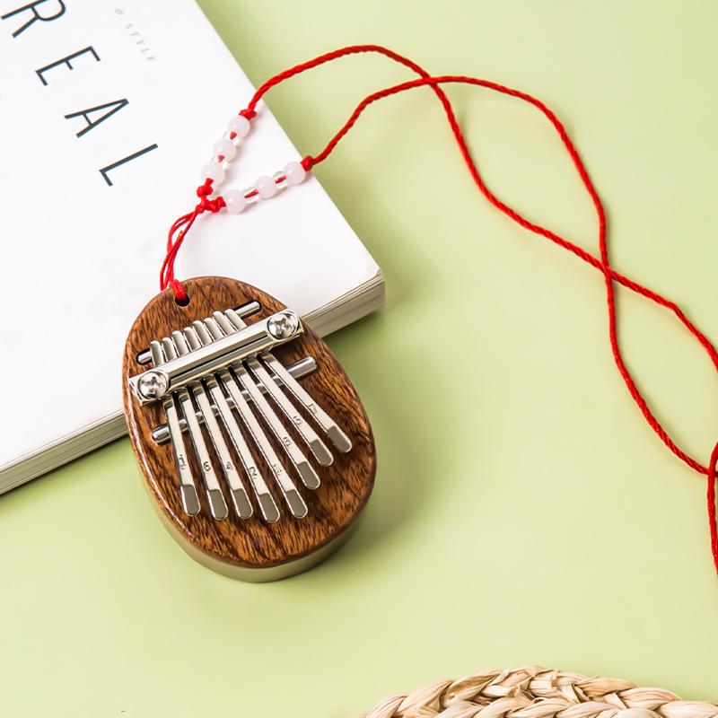 Portable 8-Note Mini Kalimba Thumb Piano for Beginners