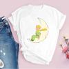 New Fashion Little Prince Printed Women's T-shirt Casual Fashion T-shirt Summer Casual T-shirt Round Neck