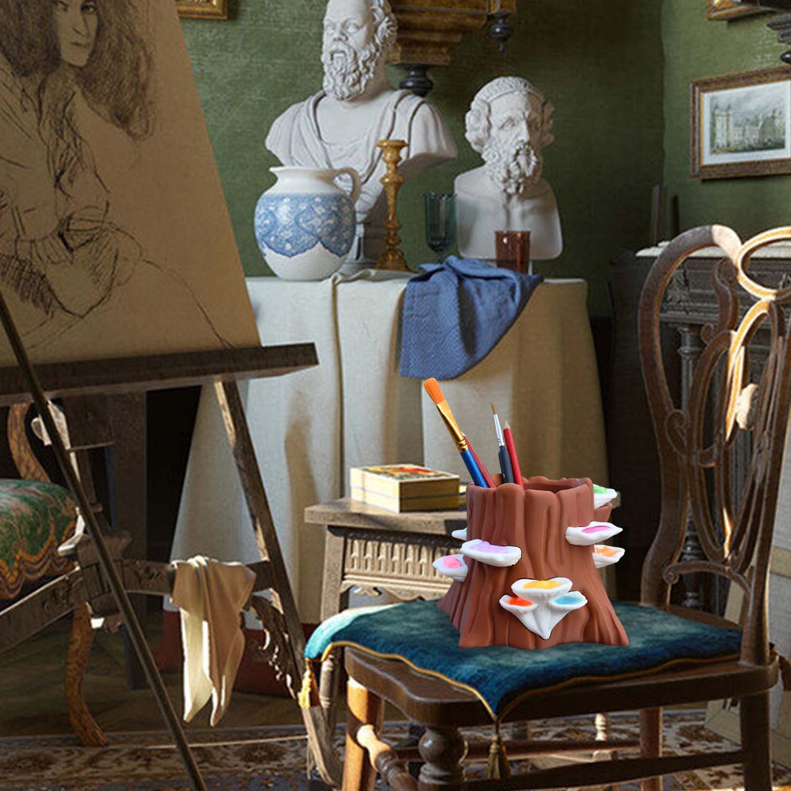 Pen Holder 3D Printing Ornaments Pen Holder Desktop Storage Home Decoration Ornaments One Size