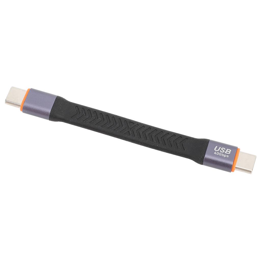 Short USB C To USB C Cable FPC Design 40gbps Data Transfer Usb 3.2 Gen 2 Type C Cable for Laptop