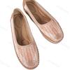 Fashion Hollow Breathable Stitching Women's 2025 Summer Flat Loafers Fashion Trend Versatile Shoes Comfortable Lightweight Single Shoes