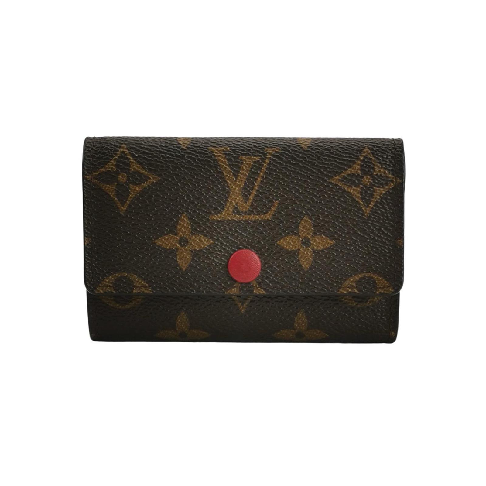 [Pre-Owned] Six-Hole Canvas Key Pouch - Excellent #1SYH638 ONE SIZE