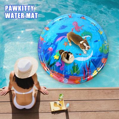 Thickened Inflatable Pet Water Bed Cushion Water Sensory Play Mat Water Sensory Playmat Pet Play Sensory Toy Water Sensory Pad