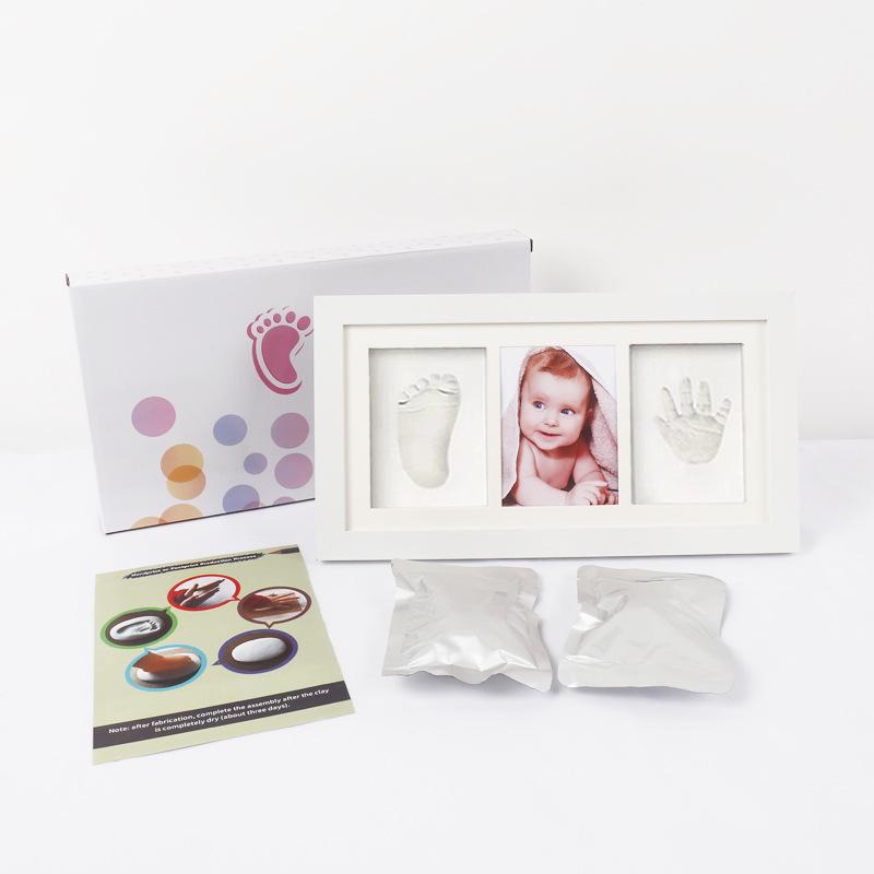 

Baby s First Birthday Hand and Footprint Ink Pad with Photo Frame