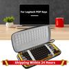 Mechanical Keyboard Storage Box Pack Storage Zip Bag for Logitech POP Keys Wireless Keyboard Carrying Case