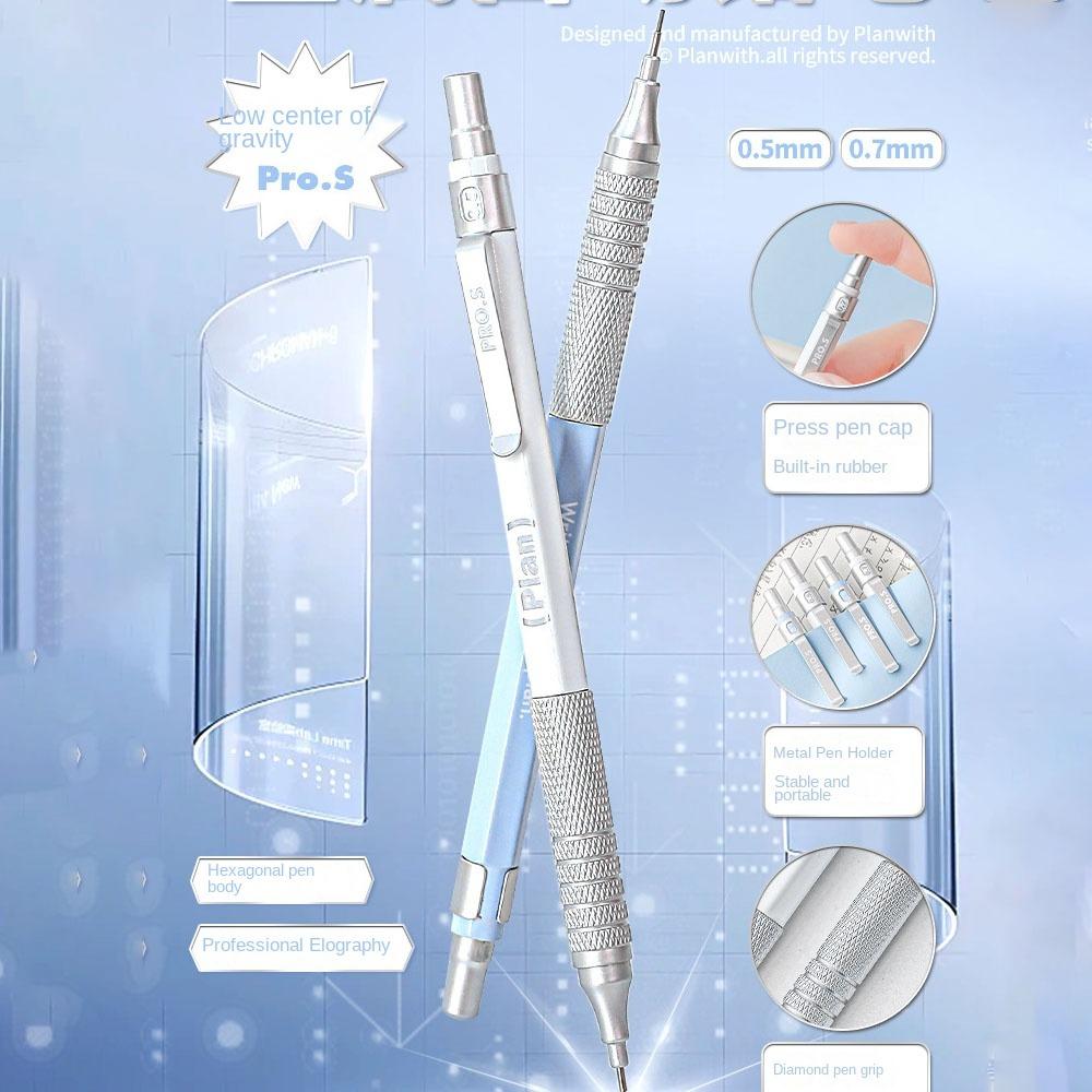 Kovové automatické tužky Tužka na kreslení proti pádu Nová tužka s nízkým těžištěm