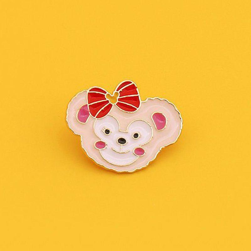 Adorable Sanrio Metal Cartoon Rabbit Melody Kulomi Brooch For Student Bags