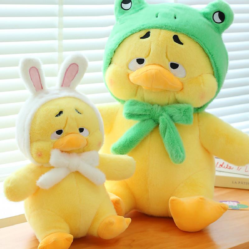Adorable Plush Duck Stuffed Toy For Cuddling Soft Pillow And Sleep Companion Gift