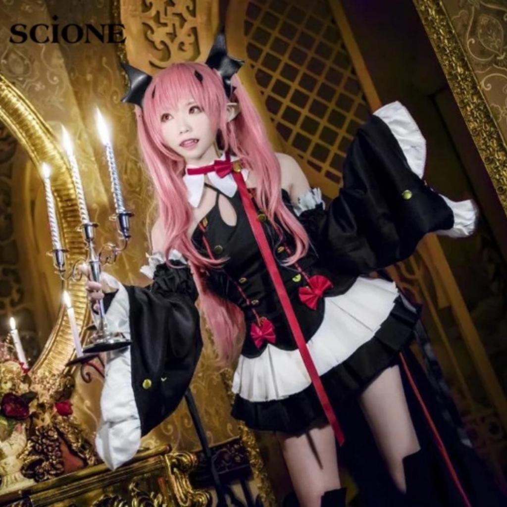 The End Of The Blaze Angel Kru Fei Niang Micah COS Costume Female Halloween Vampire Kru Cosplay
