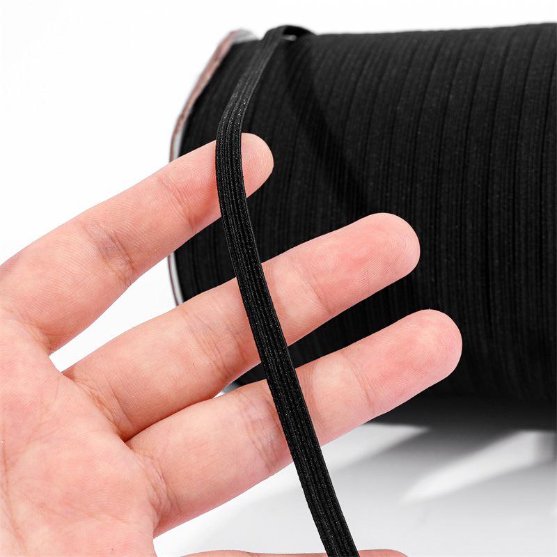 Black & White Horse Pattern Elastic Band for Clothing, Accessories, Sheets, and Hair