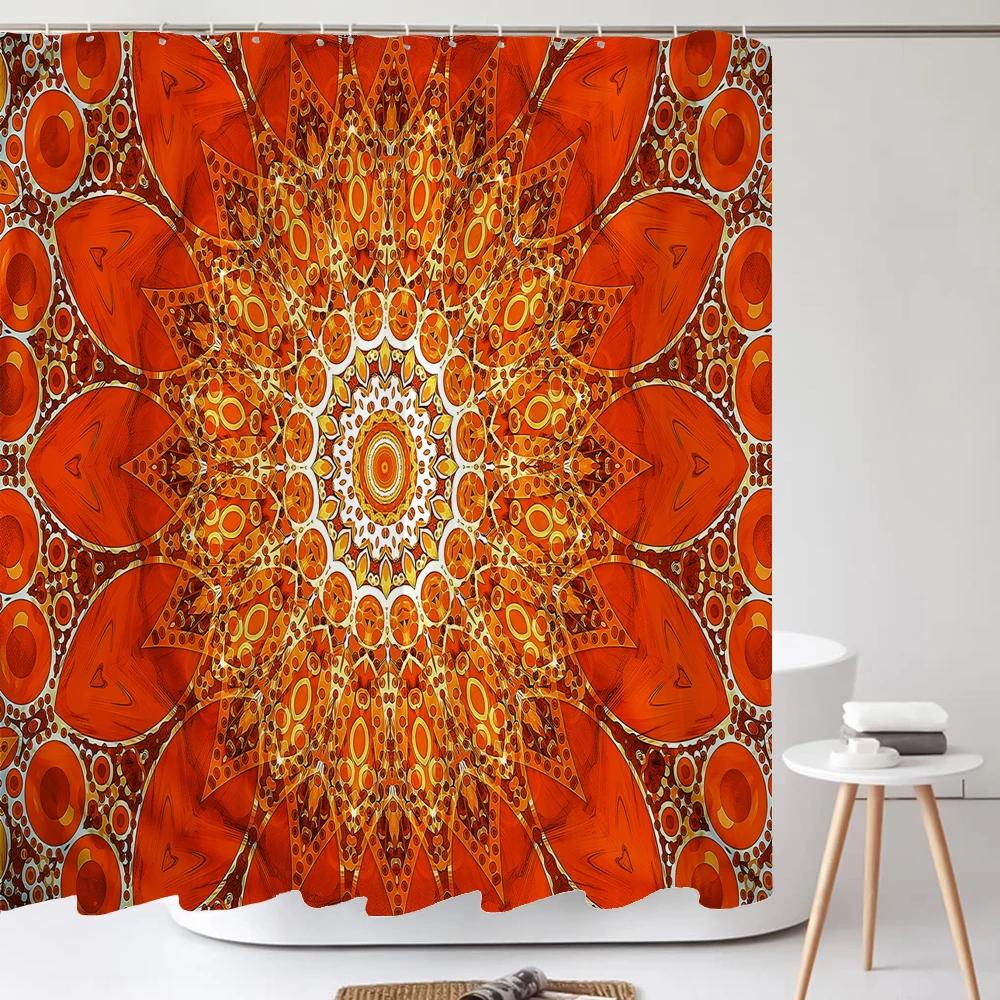 Colorful Bohemian Shower Curtain Boho Polyester Fabric Bath Curtain for Bathroom Curtain Decor Shower Curtains Cortina Ducha