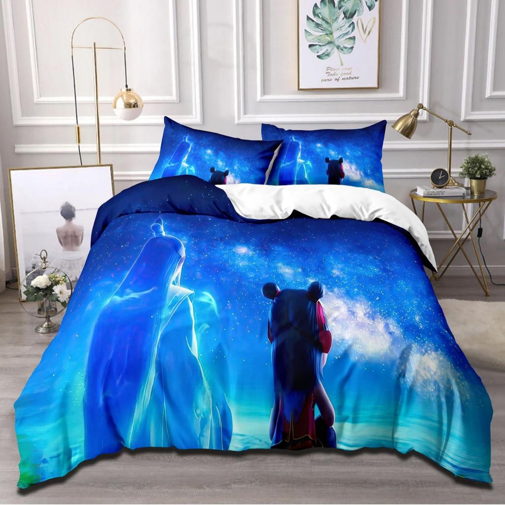 Cartoon Animation Movie Quilt Cover Three-Piece Bedspread
