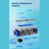 Wall Mounted Air Pumps Fishtank Filter Aquarium Waterpump Water Filtrations Filter Bio-Filtration Wall Mounted Filter