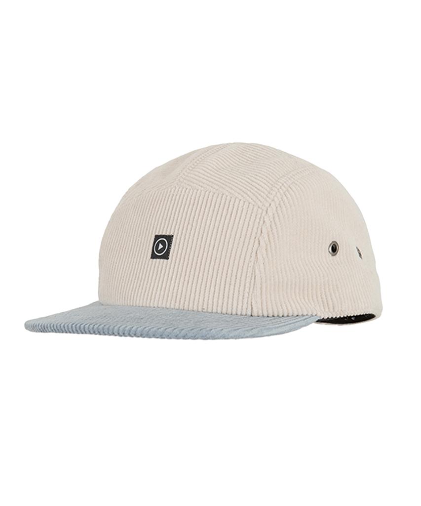Gesison Corduroy Logo Camp Cap_Ivory