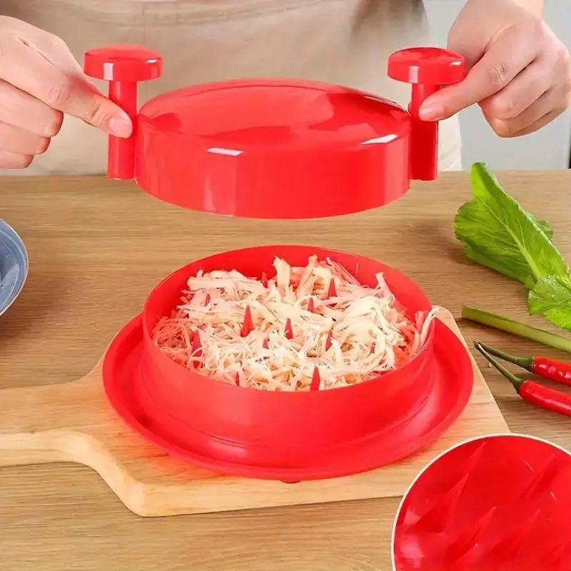 Tritatutto per pollo, tritatutto per carne di pollo, tritatutto per carne lavabile manuale, tritacarne riutilizzabile, tritacarne creativo per pollo, tritacarne per carne