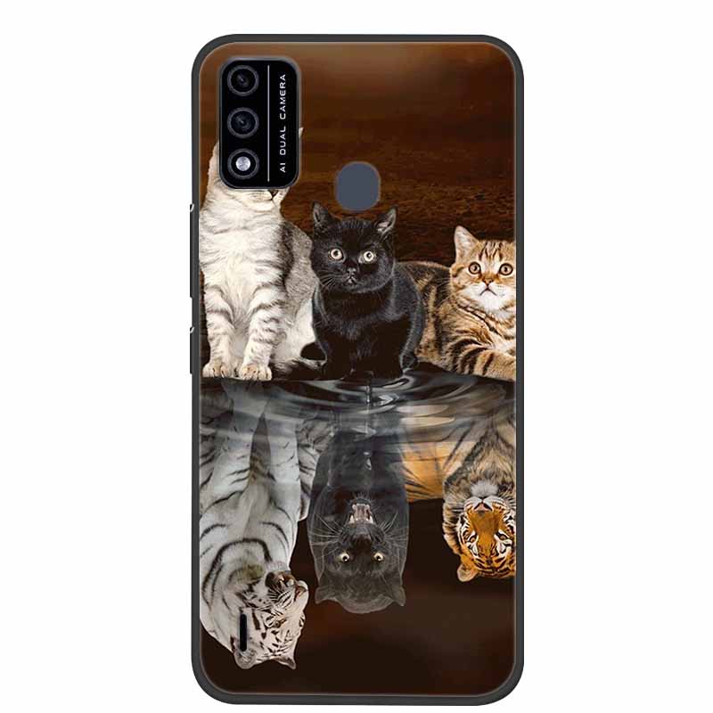 For Itel A48 Case Soft Silicone Cool Cartoon Case For ItelA48 Back Cover for ITEL A 48 Cases Fashion TPU Phone Fundas New Capa
