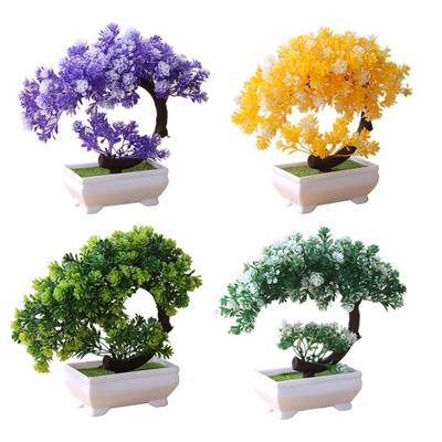 Yousheng Simulation Fake Potted Bonsai Tree Artificial Plant Desk Ornament Home Decor