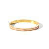New Waterproof Cubic Zirconia Bangles - Tarnish-Free Stainless Steel Bracelets for Women | Customizable Wholesale Jewelry