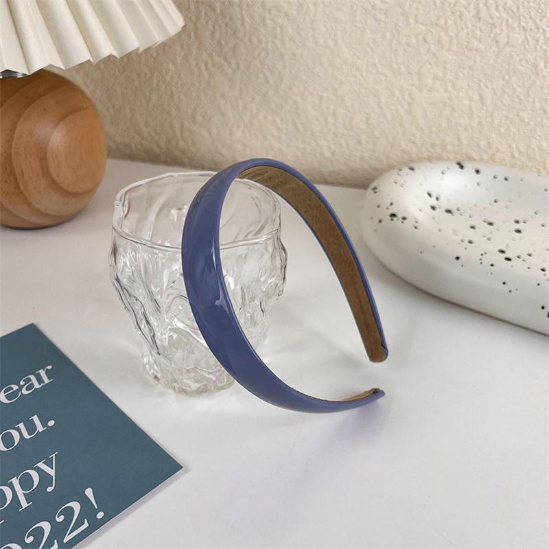 

Модные широкие повязки для волос для женщин, ободок, головной убор, однотонная синяя вязаная коса, повязка на голову, женская повязка для волос, обруч для волос, аксессуары для волос, новинка