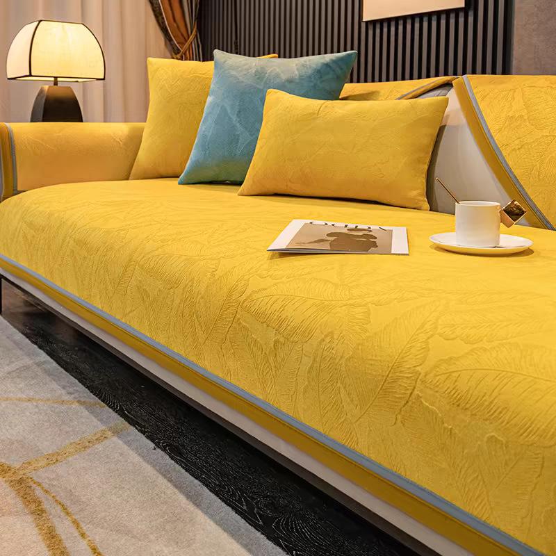 

Winter Light Luxury Sofa Cushion Warm Thickened Non-slip Seat Cushion Nordic Four-season Universal Sofa Cover Cover Cloth 90*160cm