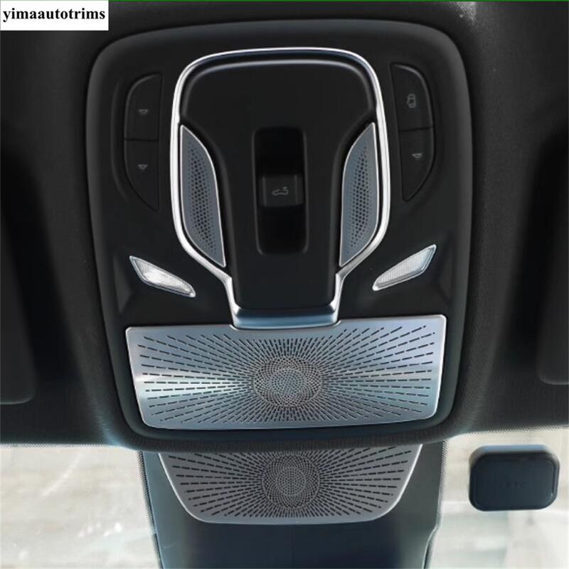 Roof Reading Lights Lamps Frame Panel Decoration Cover Trim Stainless Steel Accessories Interior Fit For MG 7 MG7 2024 2025