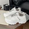 Casual Dad Shoes Women's Summer Platform 2025 New Versatile and High Breathable Little White Shoes Casual Sports Shoes Women's