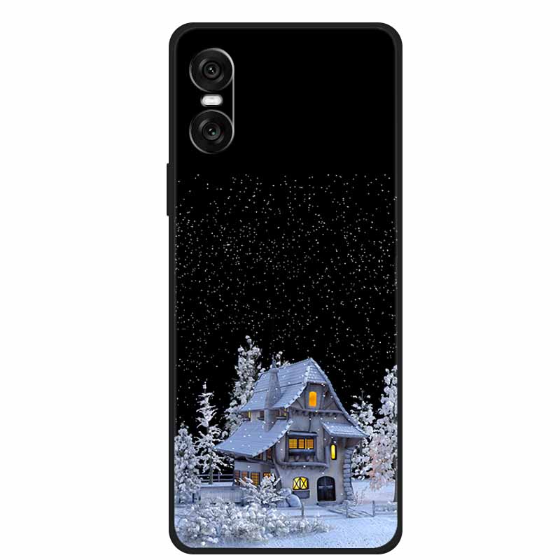 Christmas Phone Cases For Sony Xperia 10 VI 5G Case Soft TPU Silicone Santa Santa Claus Cover For Xperia 10VI Cover Bumper Funda