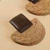 Boho-Chic Handcrafted Rattan Fan-Shaped Wooden Earrings for Women