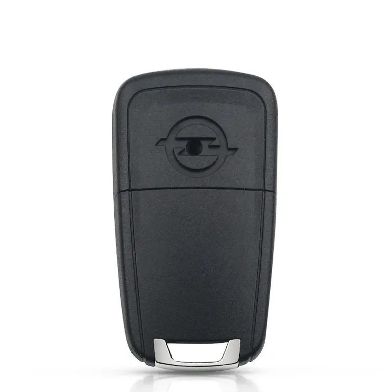 KEYYOU 2/3/4 Buttons Remote Car Flip Folding Key Shell Case For Opel Vauxhall Insignia Astra J Zafira C Mokka Replacement Cover