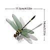 Car Dragonfly Decal 5 Pieces Waterproof Realistic Adhesive Dragonfly Sticker Wall Laptop Truck Animal Decal For Bumper Door