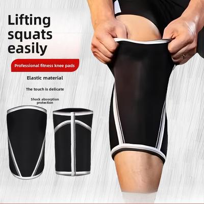 Outdoor Nylon 7MM Neoprene Weightlifting Knee Pads Basketball Baseball Squat Protector Sports Fitness Knee Pads Joint