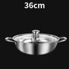 304 Stainless Steel Divided Hot Pot