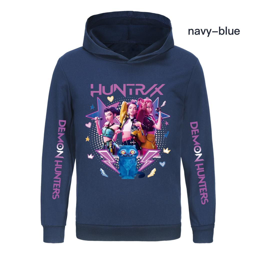 Children's Clothing Fashion Cartoon Printed Pattern Sports Shirt Top Casual Comfort Hoodie Sweatshirts Kids Unisex