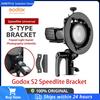 Godox S2 Bowens Mount Flash S-type Holder Bracket for Godox V1 V860II AD200 AD400PRO Speedlite Flash Snoot Softbox