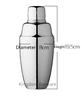 500ml 3-Piece Stainless Steel Cocktail Shaker Bar Shaker Bar Tools