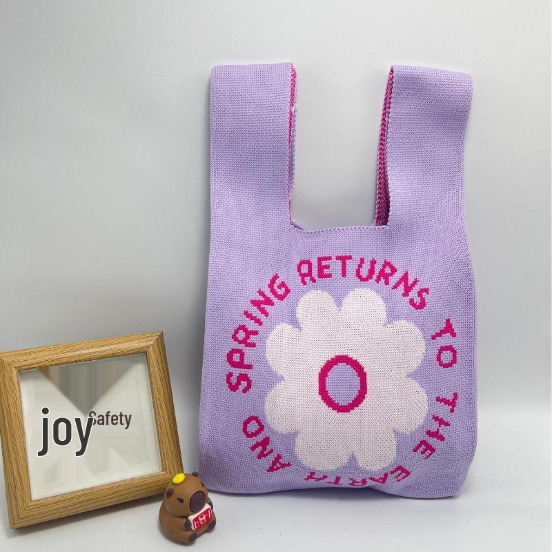 Women's Knitted Souvenir Handbag Tote