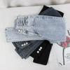 Women's High-Waisted Elastic Denim Skinny Jeans - 2025 Summer Slim-Fit, Versatile, and Flattering Style