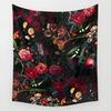 Blumen Wandteppich Wandbehang Mysteriös Romantischer Wandteppich Hintergrund Mandala Haus Wohnzimmer Schlafzimmer Dekor Wandteppich Dekoration