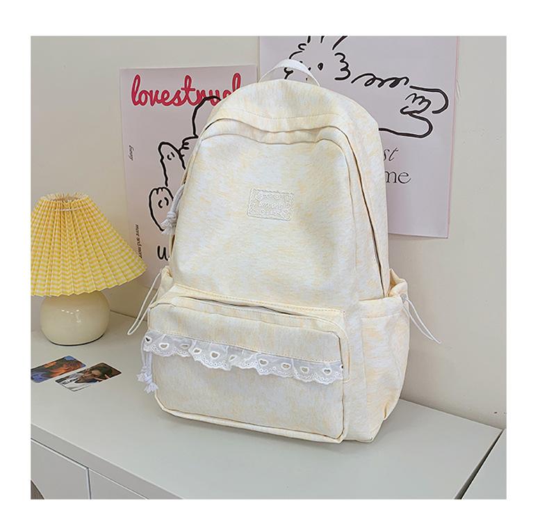 Schoolbag summer refreshing sea salt bubble milk blue schoolbag Japanese girl gentle atmosphere student party class small backpack