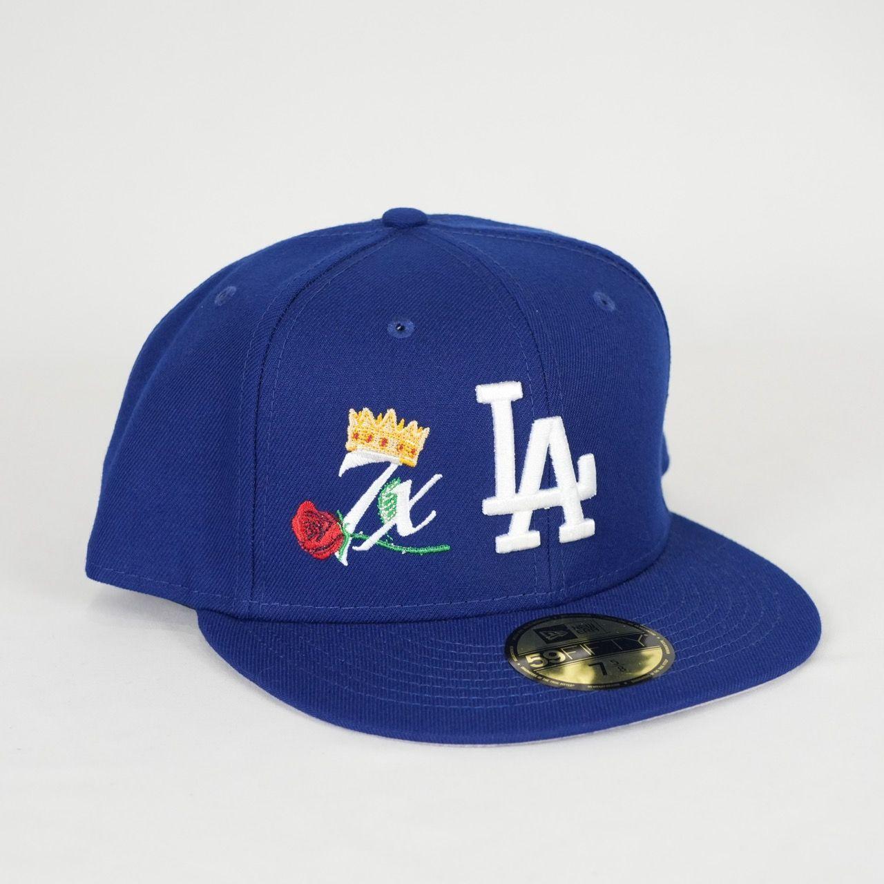 Used [New] Los Angeles Lakers New Era Los Angeles Lakers  Crown Champs  59Fifty Fitted - Black 7 5/8 (60.6cm) New Era 59FIFTY Cap MLB Limited