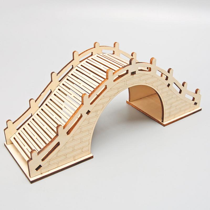 Technology Small Production Wooden Arch Bridge Children Primary School Students Scientific Experiment Small Invention Creative Handmade Diy Material